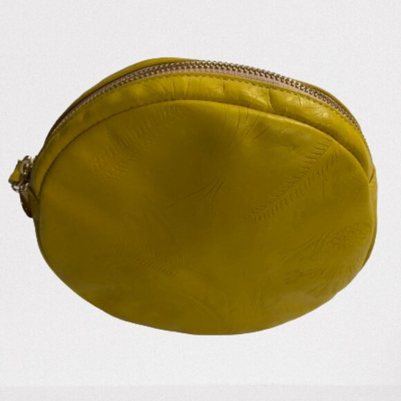 Clare V. Handbags - Clare V. Los Angeles Patterned Leather Purse - Yellow